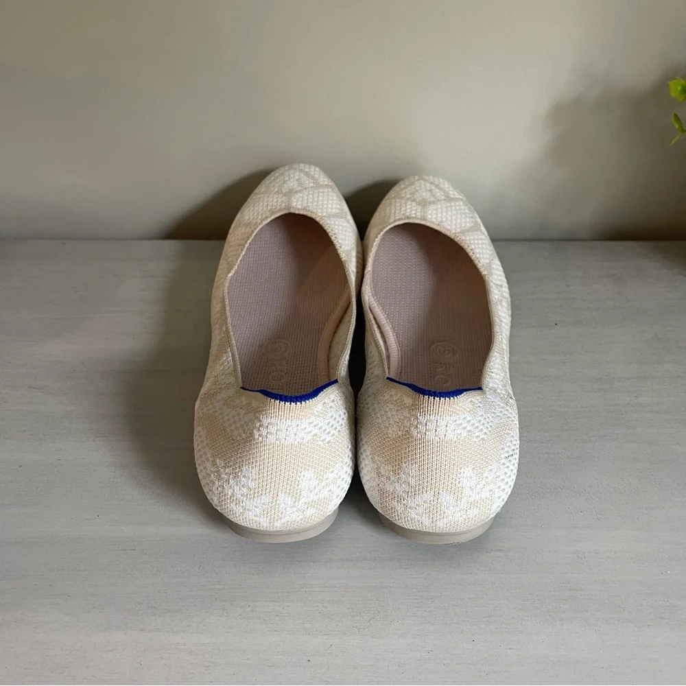 Rothy’s•The Square Lily Knit Fabric Slip On Ballet Flat•Size 9.5 - Picture 4 of 8